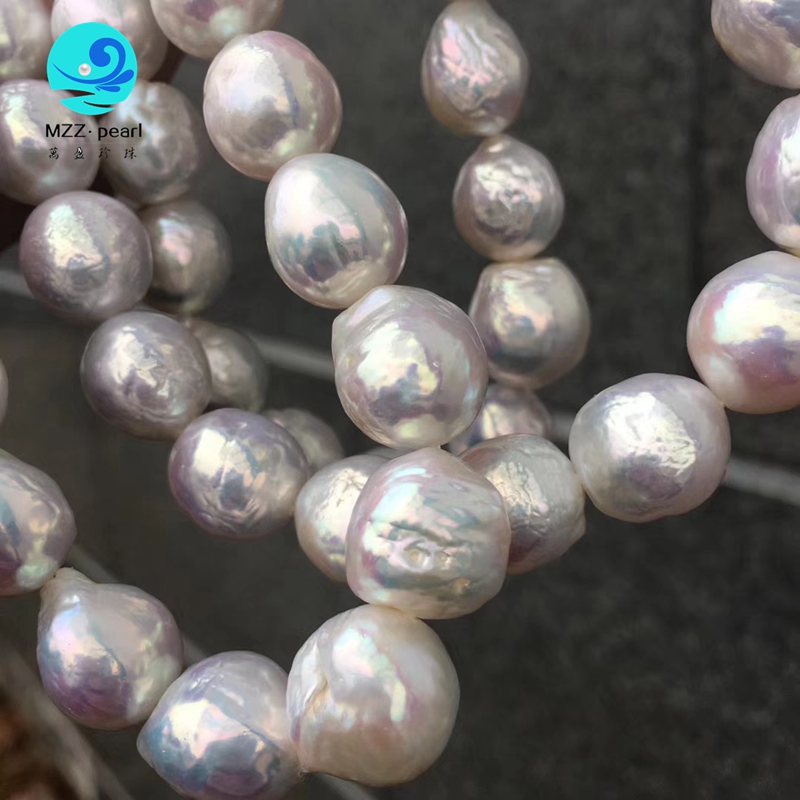 12x15mm strong luster freshwater cultured edison pearl strands ,Pearl