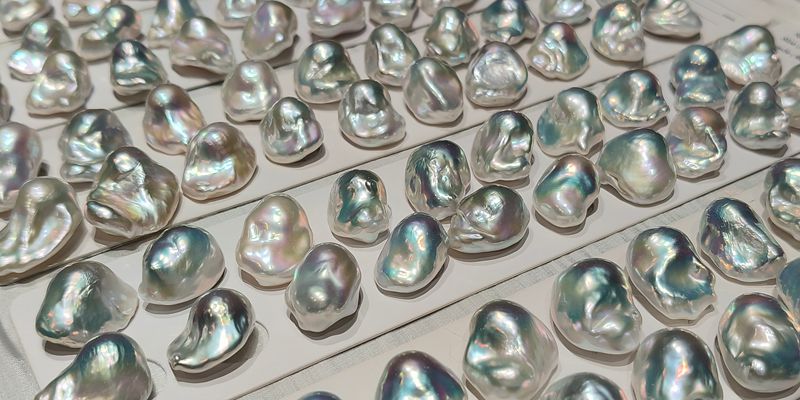 Wholesale DIY Baroque Pearl Beads - Natural White Freshwater Cultured Pearls for Jewelry Making