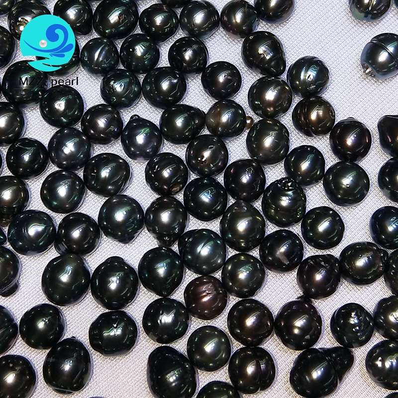 Loose Tahitian Black Pearls, sizes 9-10mm