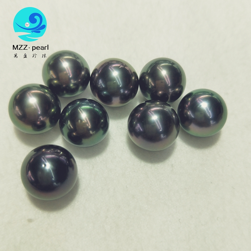 competitive price tahitian pearl beads in 11-12mm wholesale peacock ...