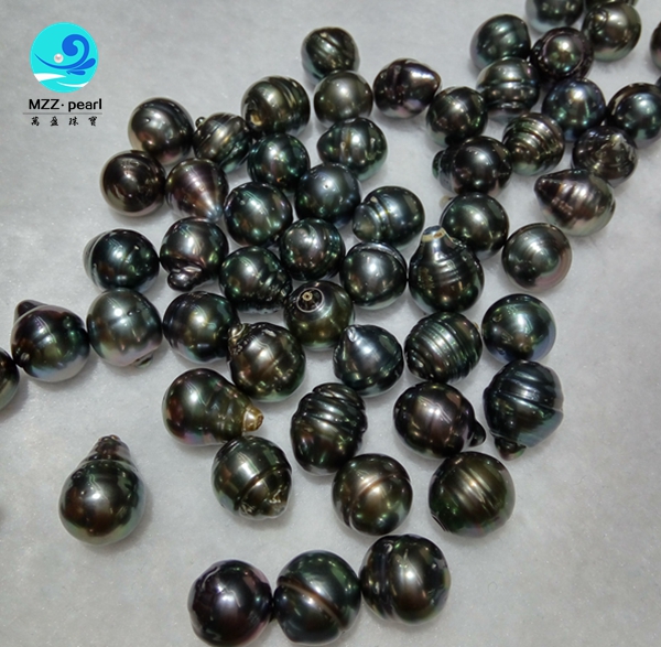 Loose Tahitian Black Pearls, sizes 8 to 11 mm wholesale at cheap low price