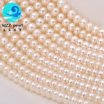 6mm button pearl strand